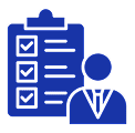 Checklist and person icon
